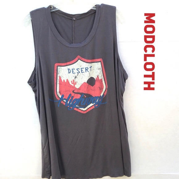 Modcloth Tops - ModCloth desert highway cactus tank Top 3X